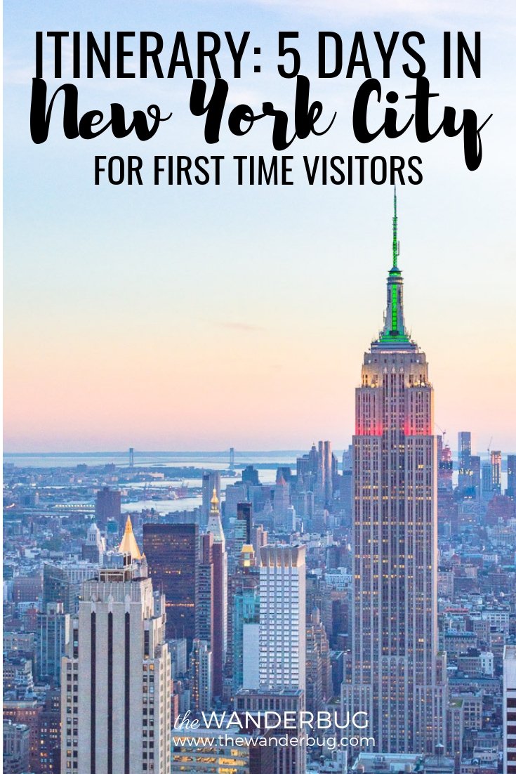5 days in new york city itinerary â The Wanderbug