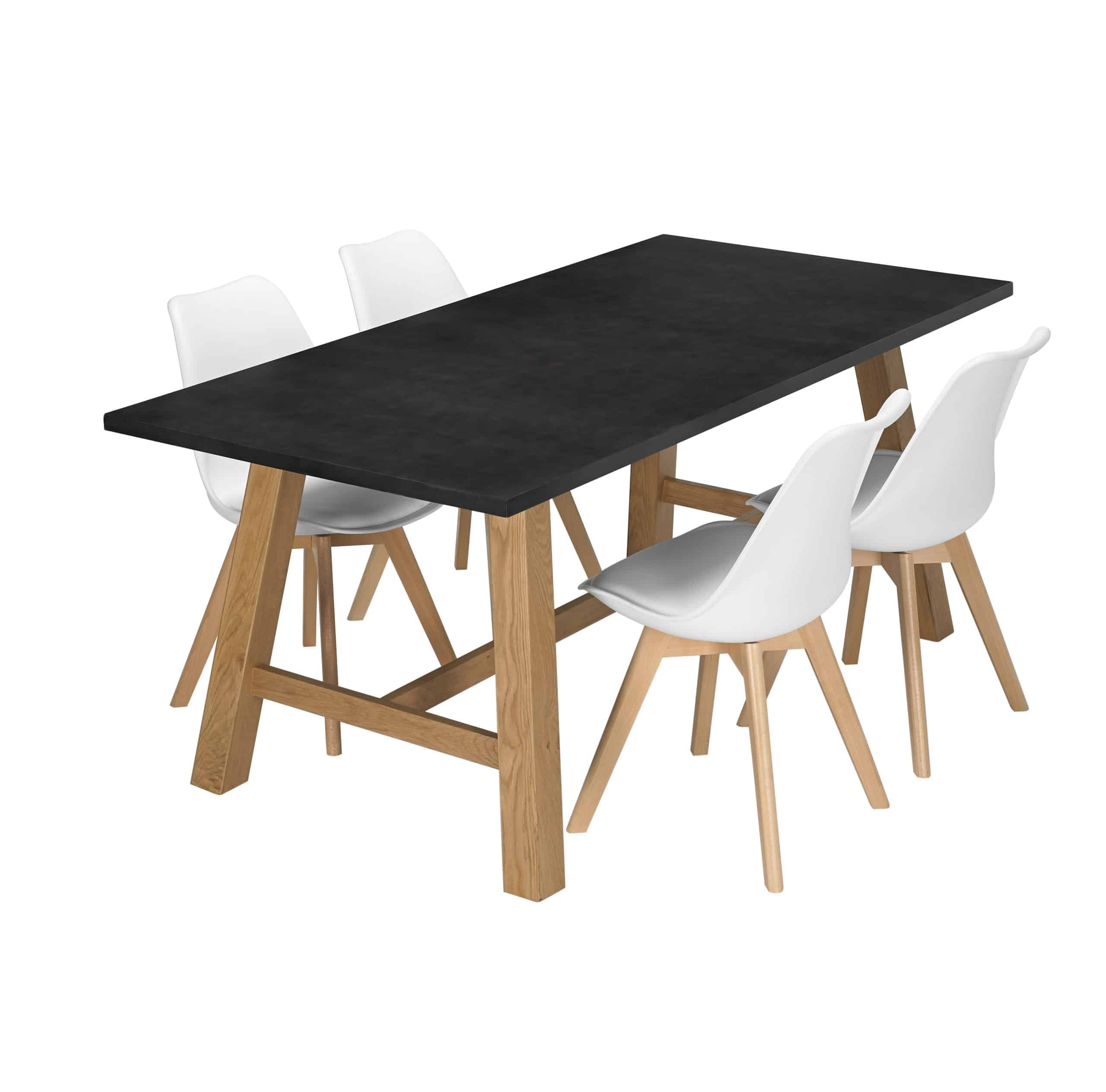 Bronx Dining Table with 4 Nollop Chairs  IPPY