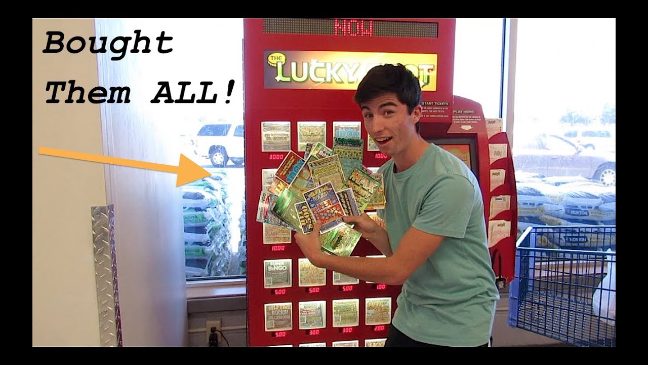 BUYING ALL THE LOTTERY TICKETS IN THE LOTTERY MACHINE ...
