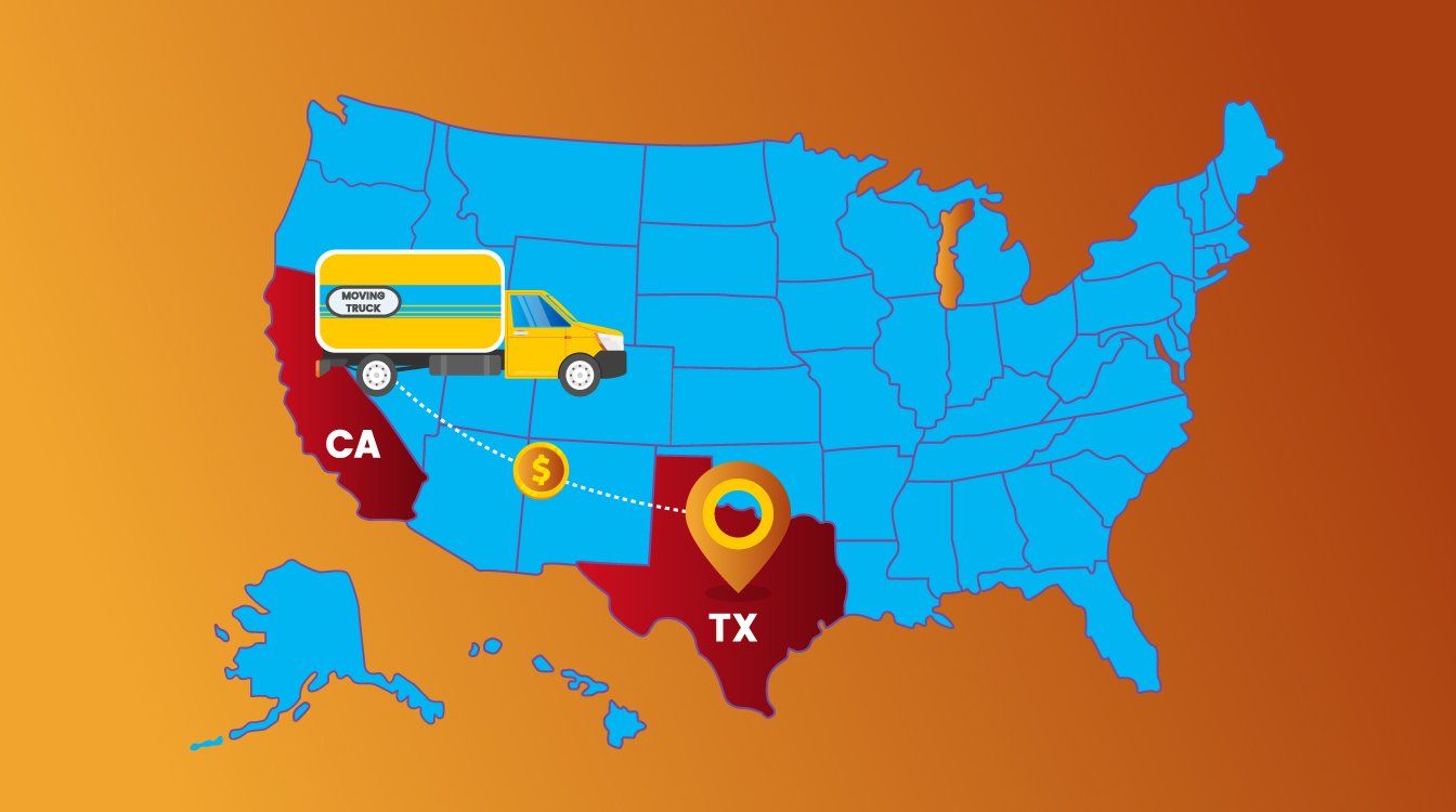 California to Texas Moving Cost [2021]