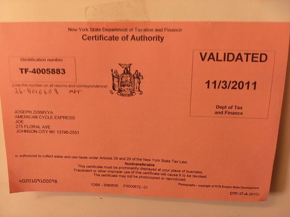 Cerificate Templates: Nys Certificate Of Authority
