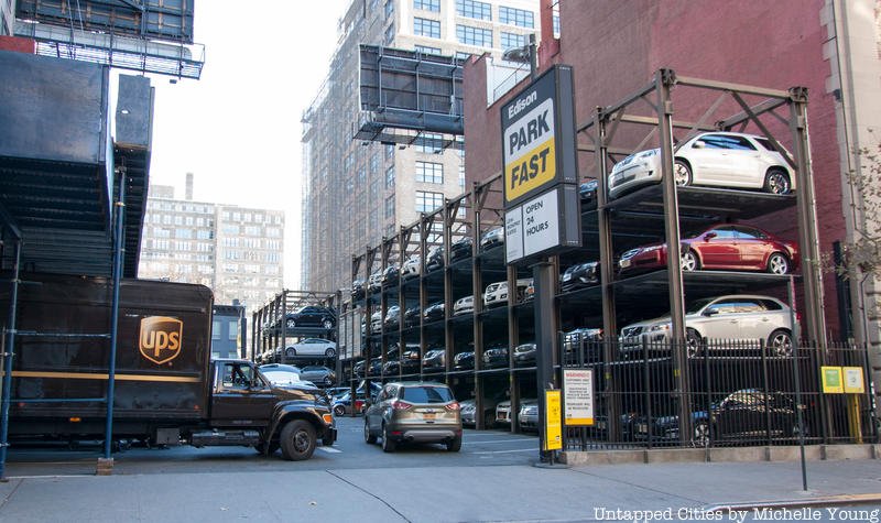Cities 101: Stacked Mechanical Parking Lots in NYC ...