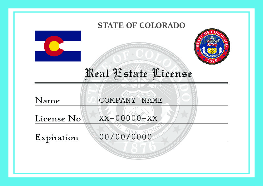 Colorado Real Estate License
