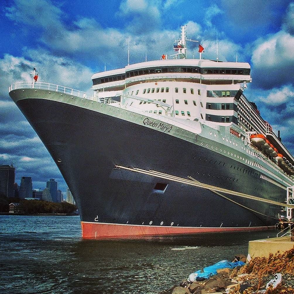 Cunard Queen Mary 2 at Brooklyn #Cruise Terminal