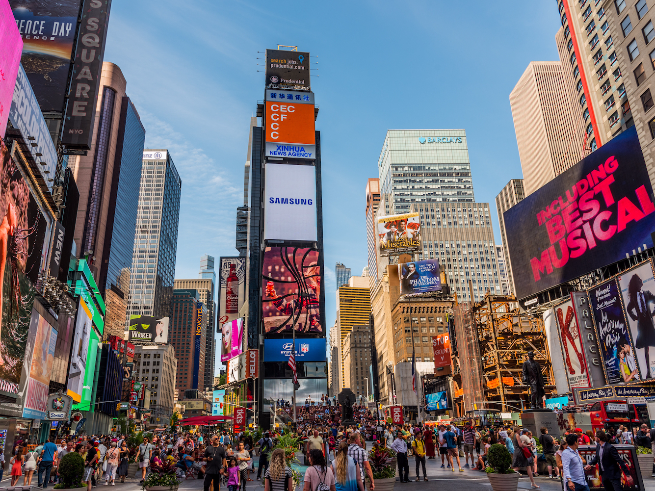 Facts about Times Square in New York City