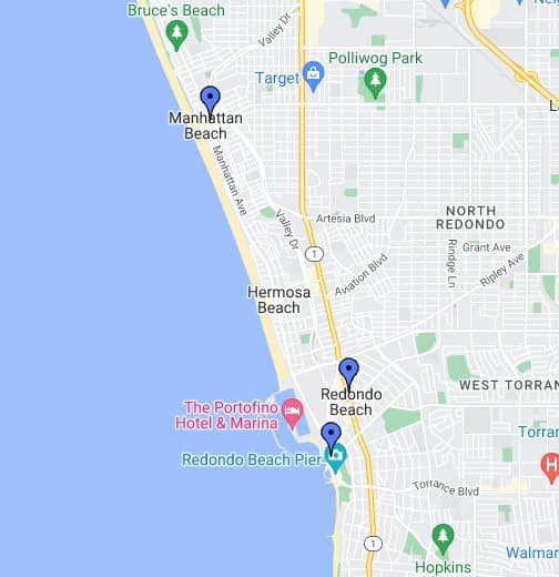 Google Maps Manhattan Beach