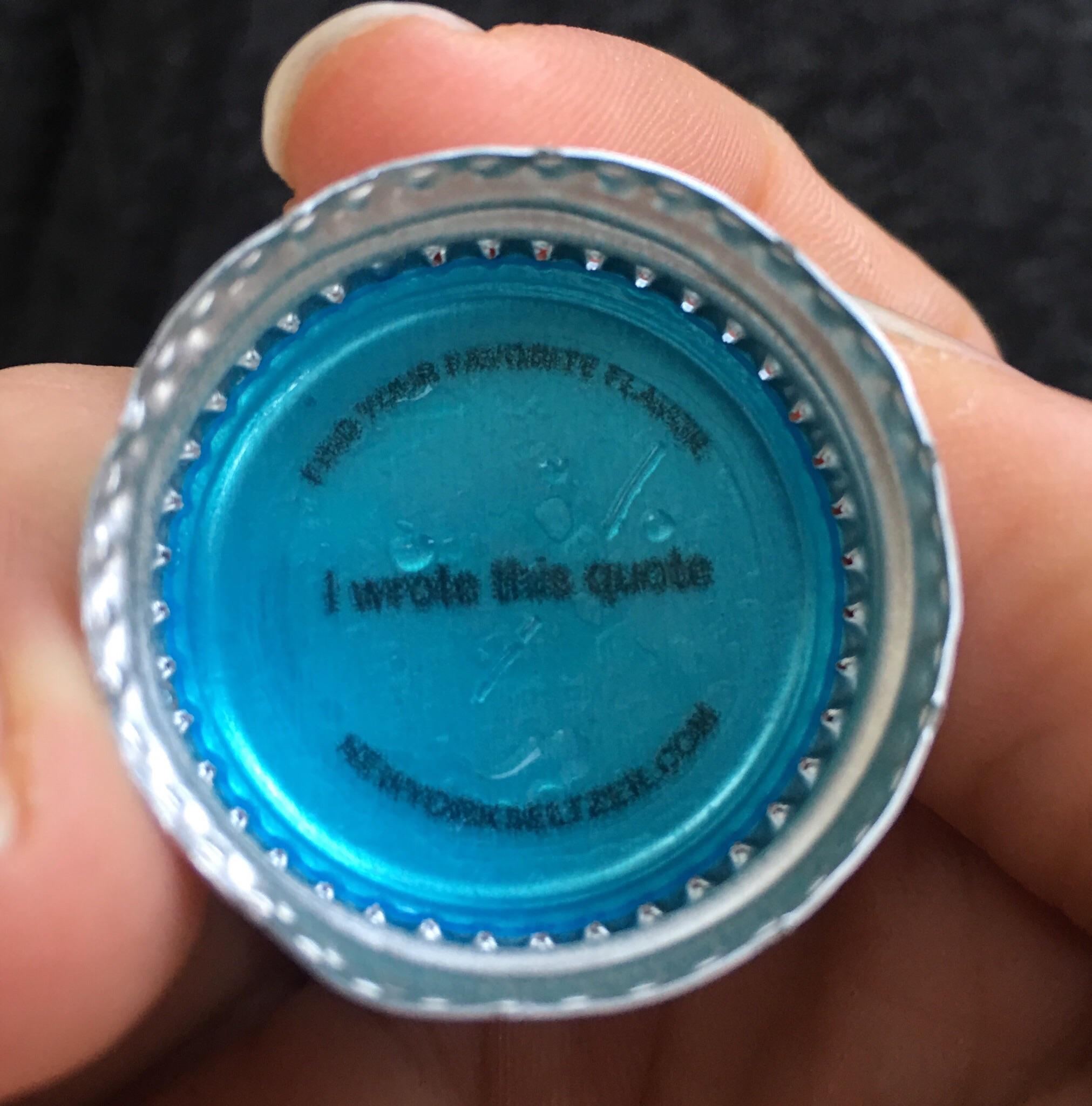 Got this in a New York seltzer cap : NotMyJob