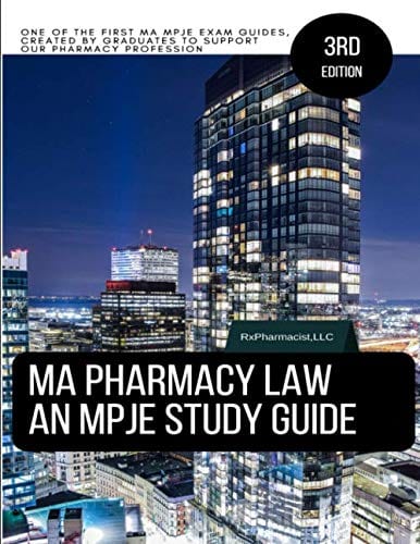 MA Pharmacy Law: An MPJE Study Guide