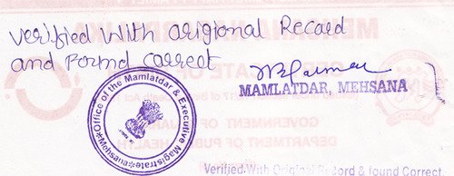 Marriage Certificate With Seal