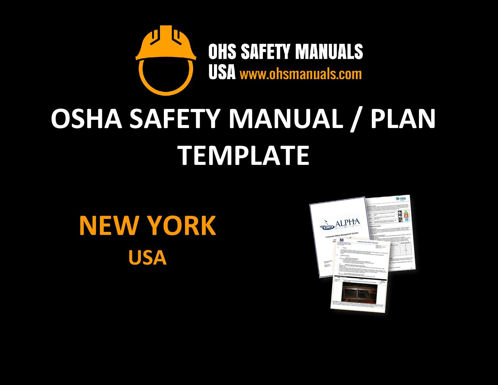New York OSHA Safety Manual Template B
