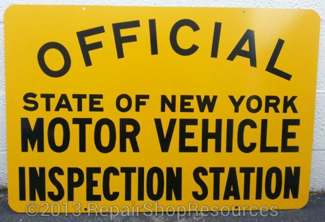 NEW YORK STATE DMV OFFICIAL MOTOR VEHICLE INSPECTION ...