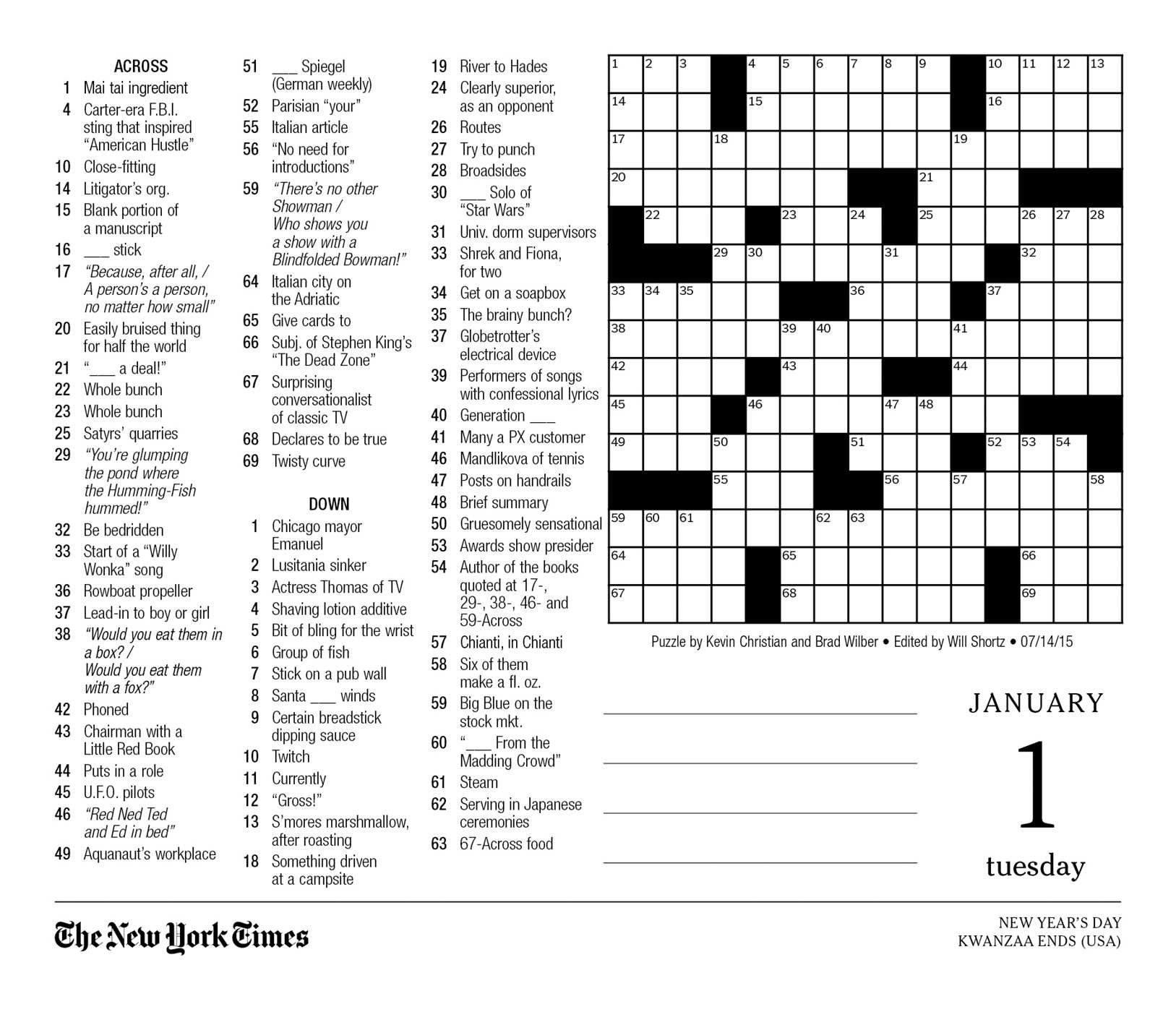 New York Times Crossword Printable Free Sunday That are ...