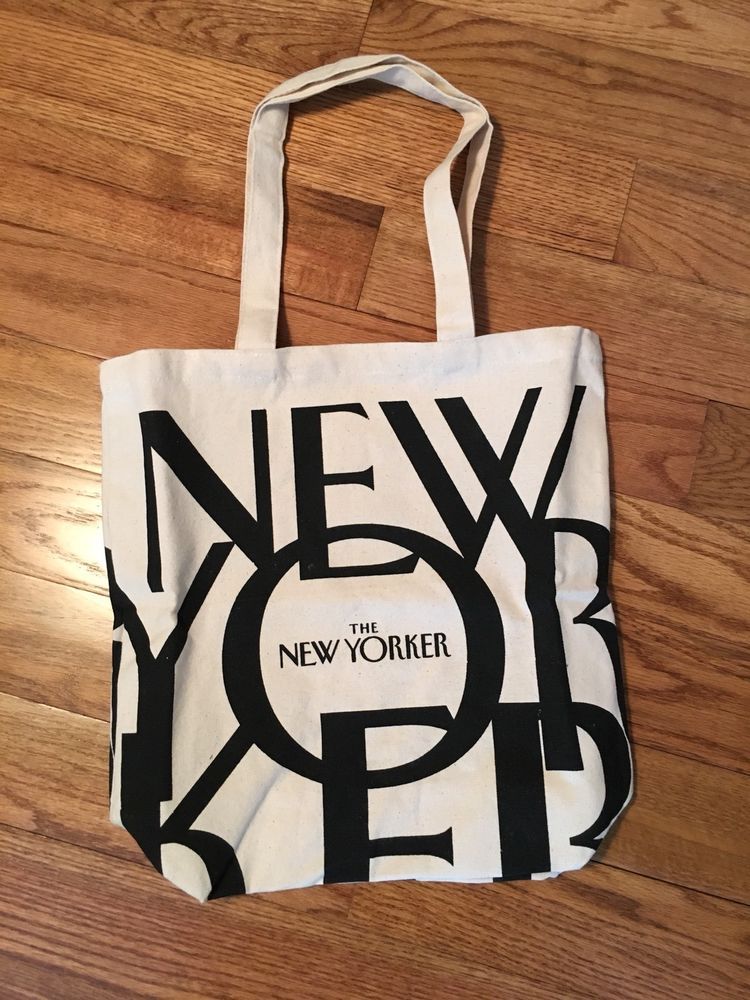 New Yorker Magazine canvas book bag shopping tote brand new