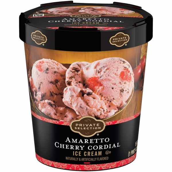 Private Selection Amaretto Cherry Cordial Ice Cream From ...