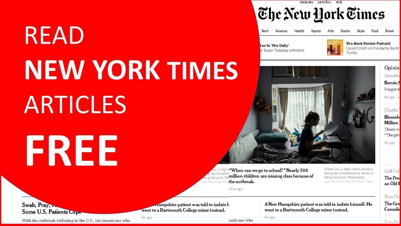 Read New York Times #NYT Articles For Free