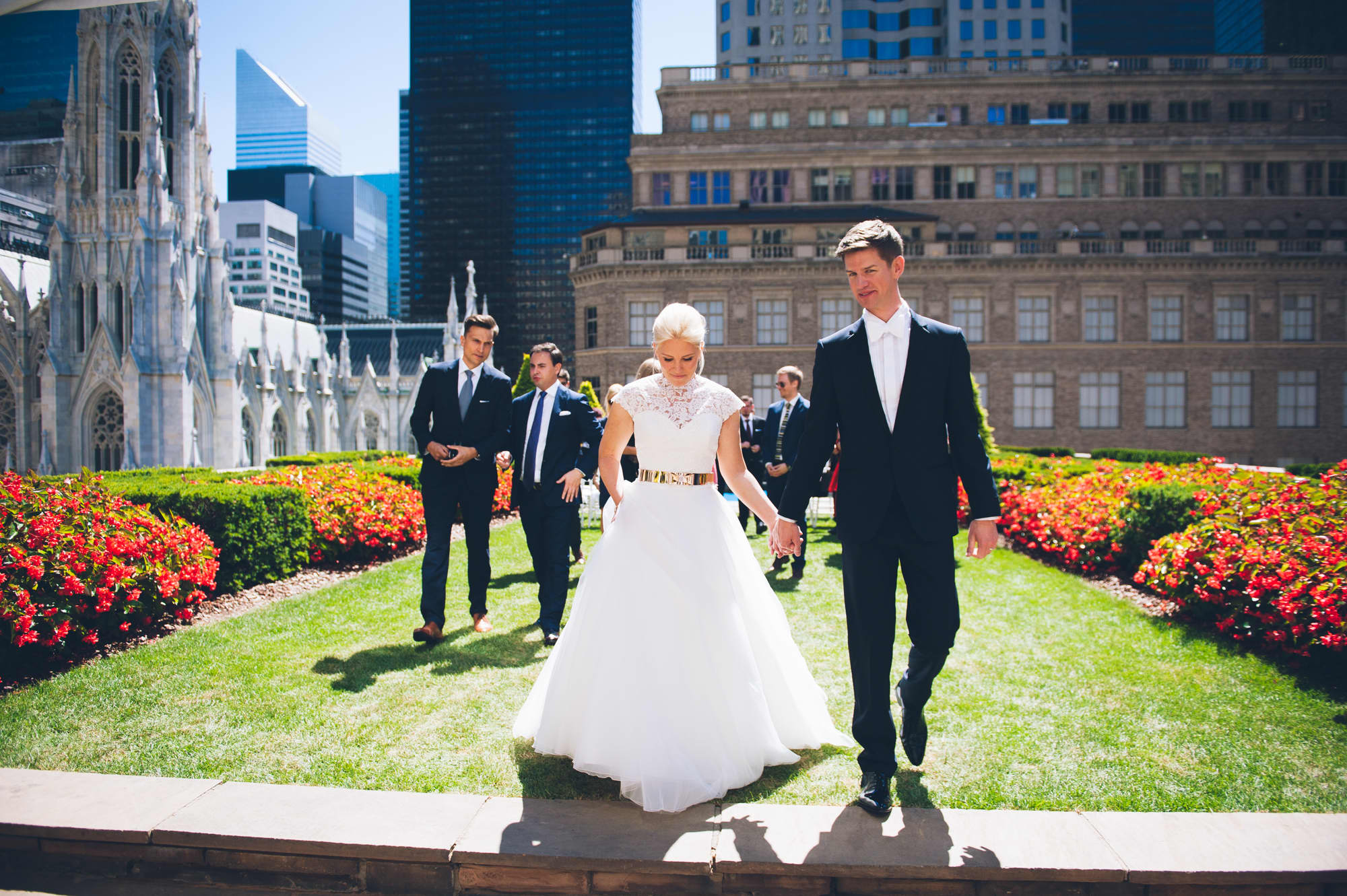 Real Weddings: Intimate Rooftop Wedding in NYC