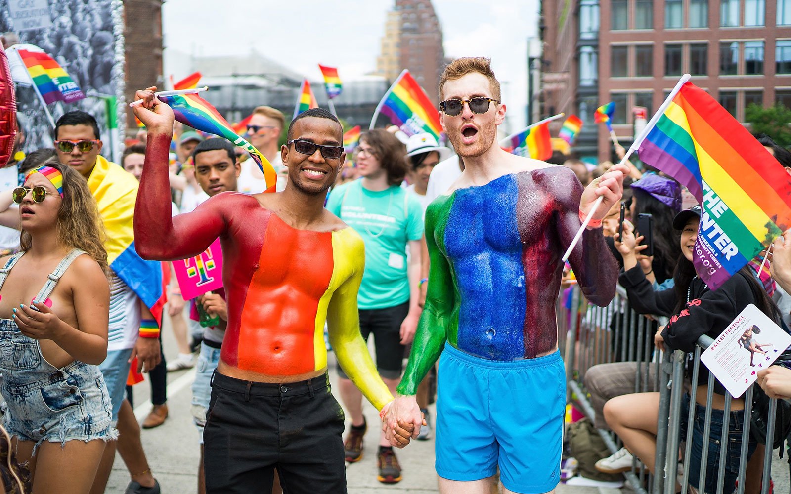 Stop the Hate  Marchers at the Gay Pride Parade in New York  Vote For ...