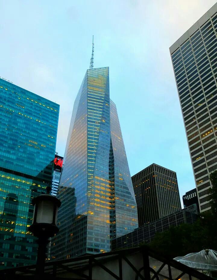 The Bank of America Tower ....