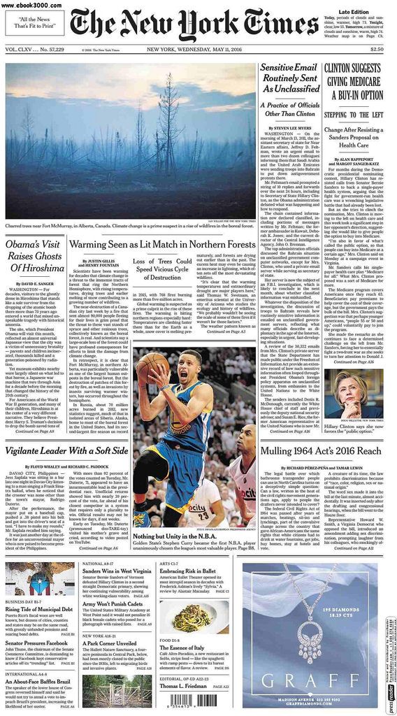 The New York Times May 11 2016