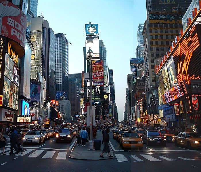 Time Square in New York City, USA.