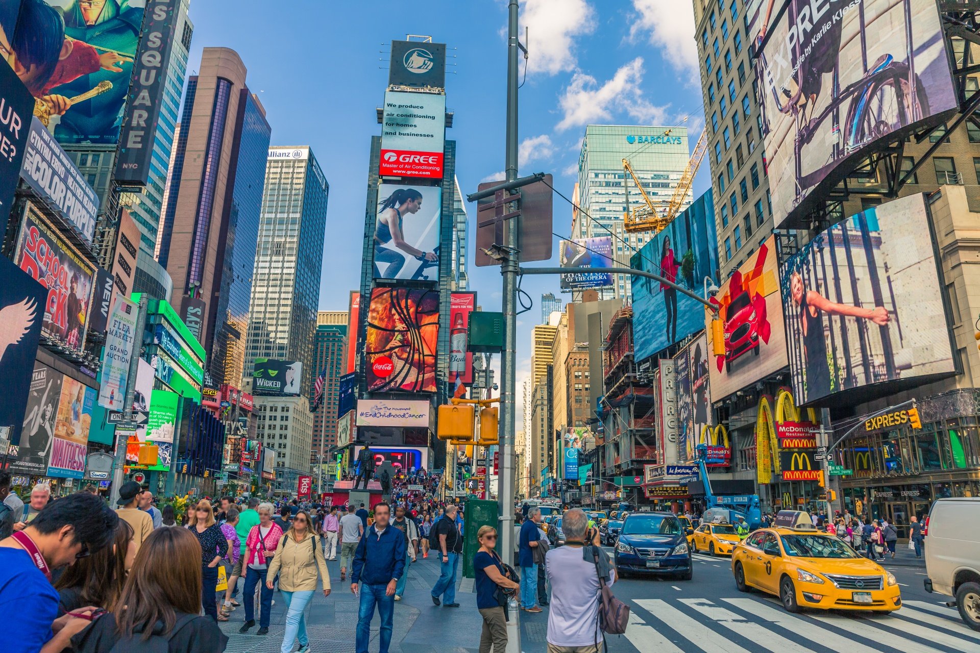 Times Square In New York Free Stock Photo