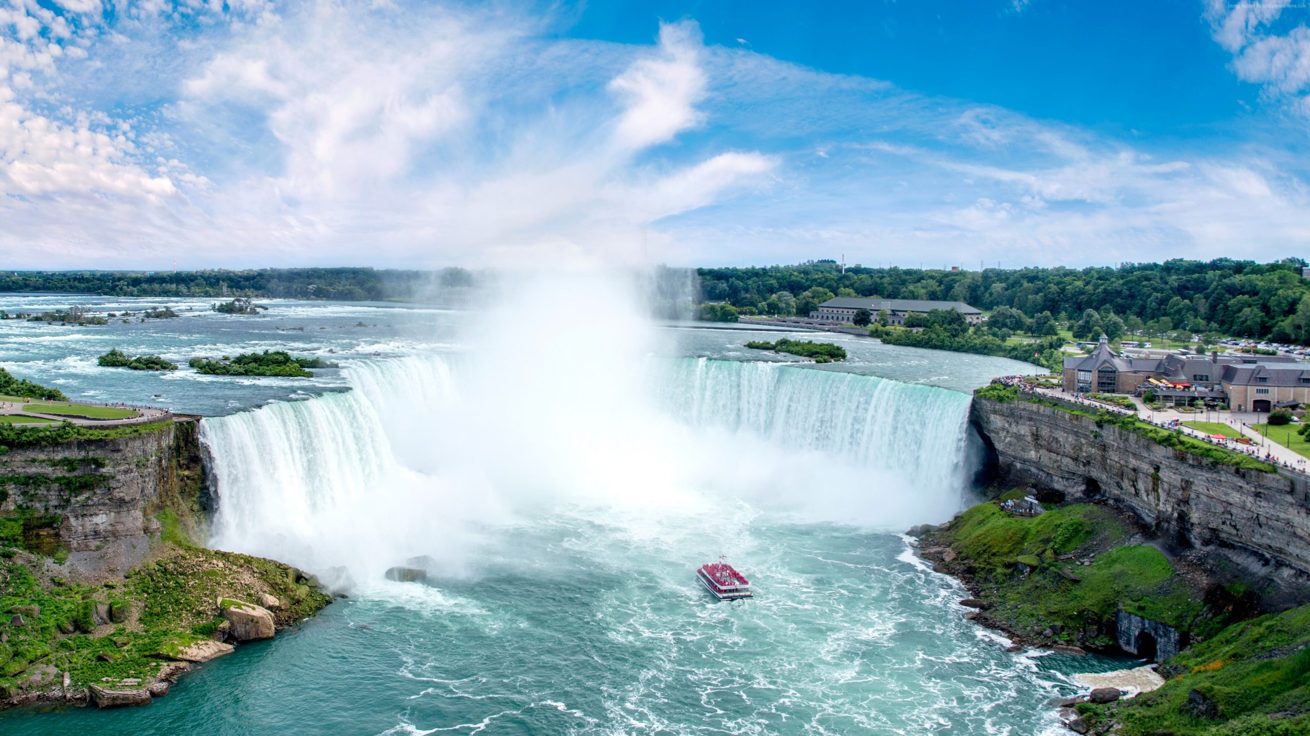 Wallpaper Niagara Falls, waterfall, New York, USA, 6k ...
