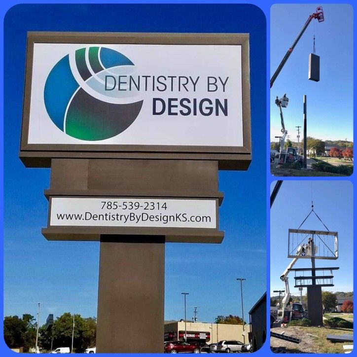 We designed, fabricated and installed this large pylon sign for ...