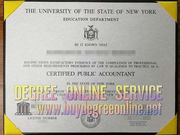 Where can I order a fake New York CPA certificate online
